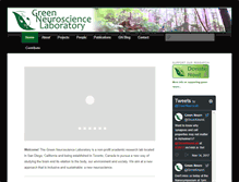 Tablet Screenshot of greenneuro.org